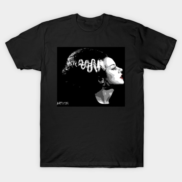 Bride of Frankenstein T-Shirt by ARTxSDH